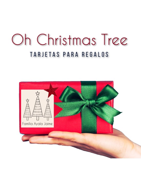 Navidad Tarjetas Oh Christmas Tree | Tarjetas Regalos Navidad