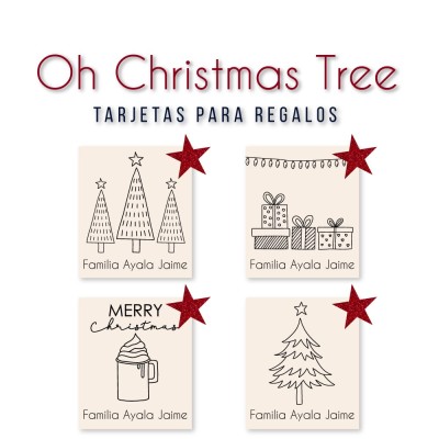 Navidad Tarjetas Oh Christmas Tree Navidad Tarjetas Oh Christmas Tree