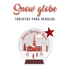 Navidad Tarjetas Snow Globe