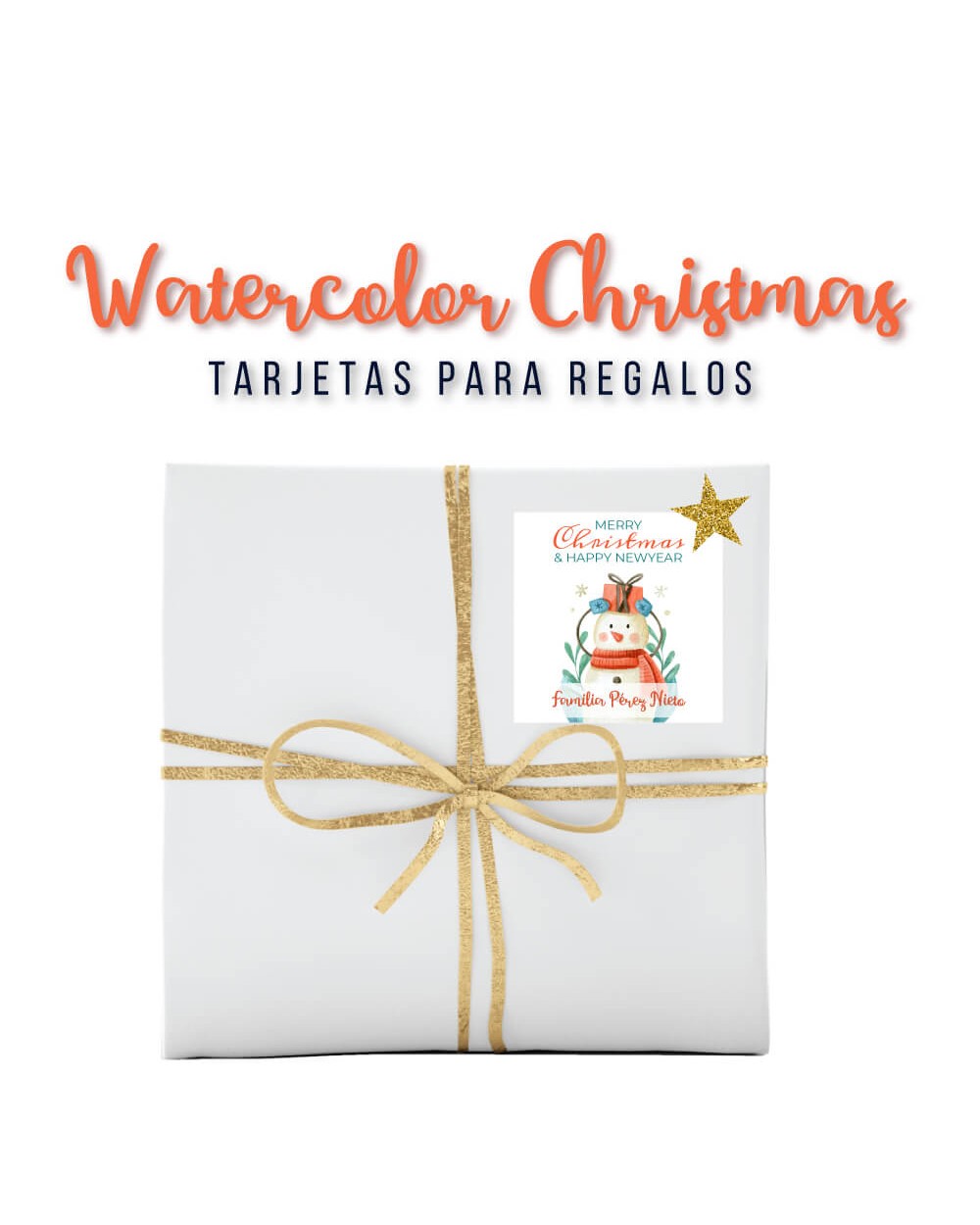 Navidad Tarjetas Watercolor Christmas | Tarjetas Regalos Navidad