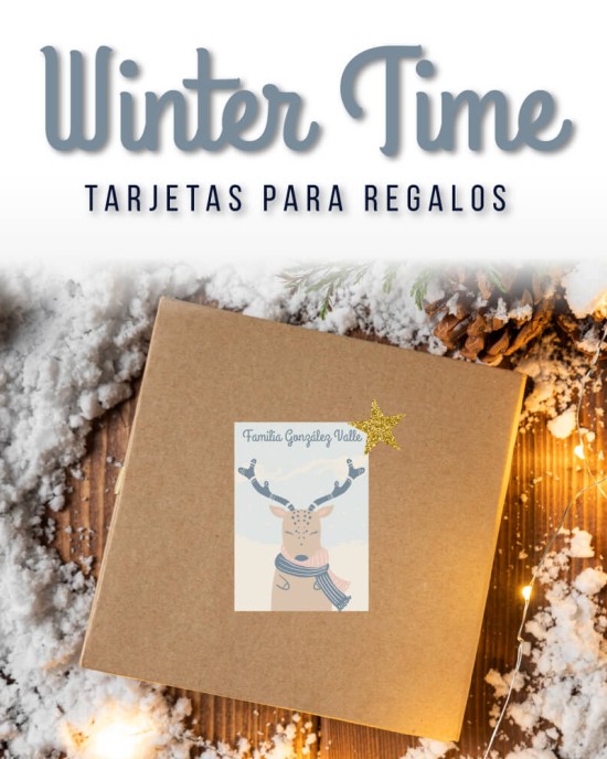 Navidad Tarjetas Winter Time | Tarjetas Regalos Navidad