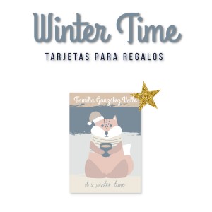 Navidad Tarjetas Winter Time