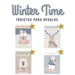 Navidad Tarjetas Winter Time