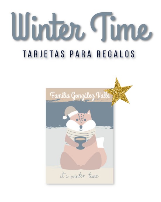 Navidad Tarjetas Winter Time | Tarjetas Regalos Navidad
