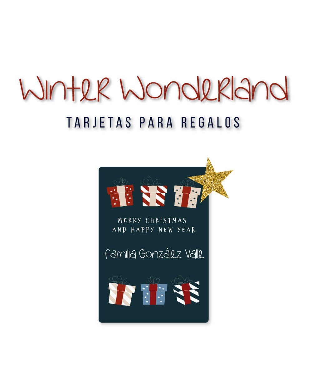 Navidad Tarjetas Winter Wonderland | Tarjetas Regalos Navidad Navidad Tarjetas Winter Wonderland | Tarjetas Regalos Navidad