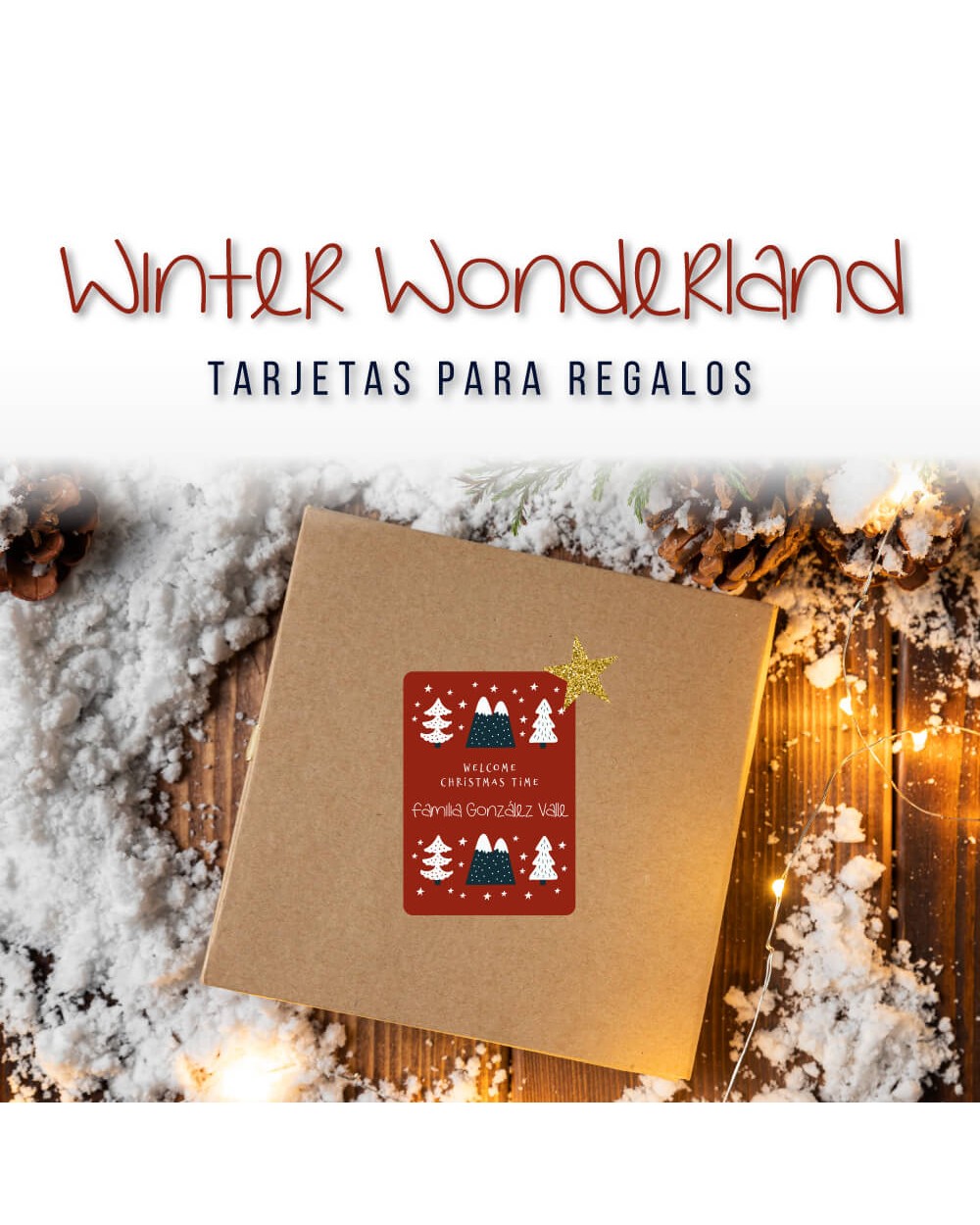 Navidad Tarjetas Winter Wonderland | Tarjetas Regalos Navidad Navidad Tarjetas Winter Wonderland | Tarjetas Regalos Navidad