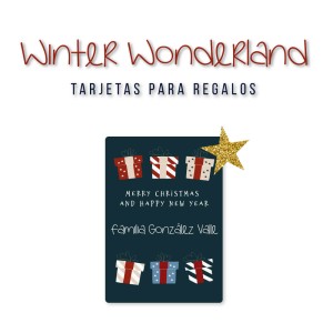 Navidad Tarjetas Winter Wonderland Navidad Tarjetas Winter Wonderland