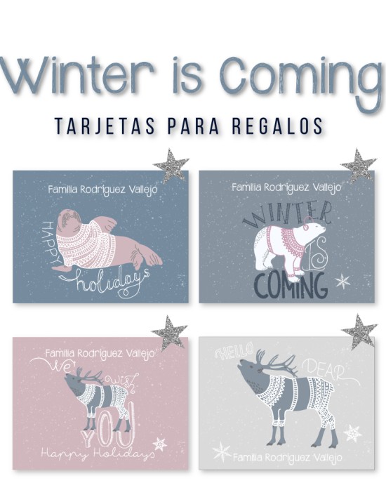 Navidad Tarjetas Winter is Coming