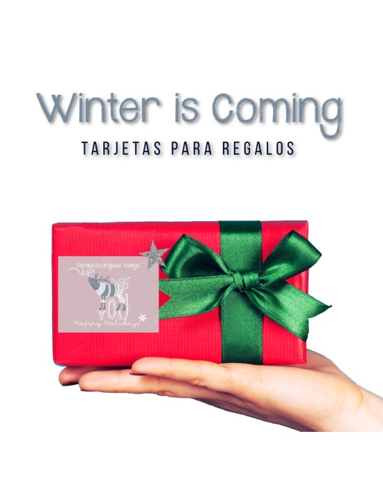 Navidad Tarjetas Winter is Coming | Tarjetas Regalos Navidad