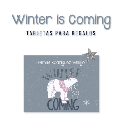 Navidad Tarjetas Winter is Coming