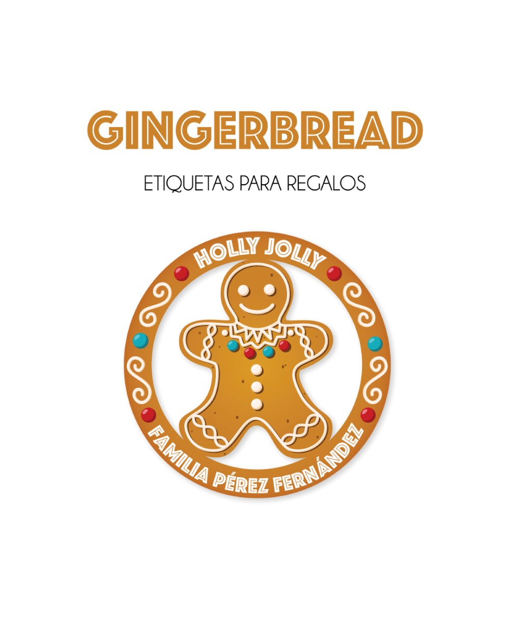 Navidad Etiquetas Gingerbread | Etiquetas Regalos Navidad Navidad Etiquetas Gingerbread | Etiquetas Regalos Navidad