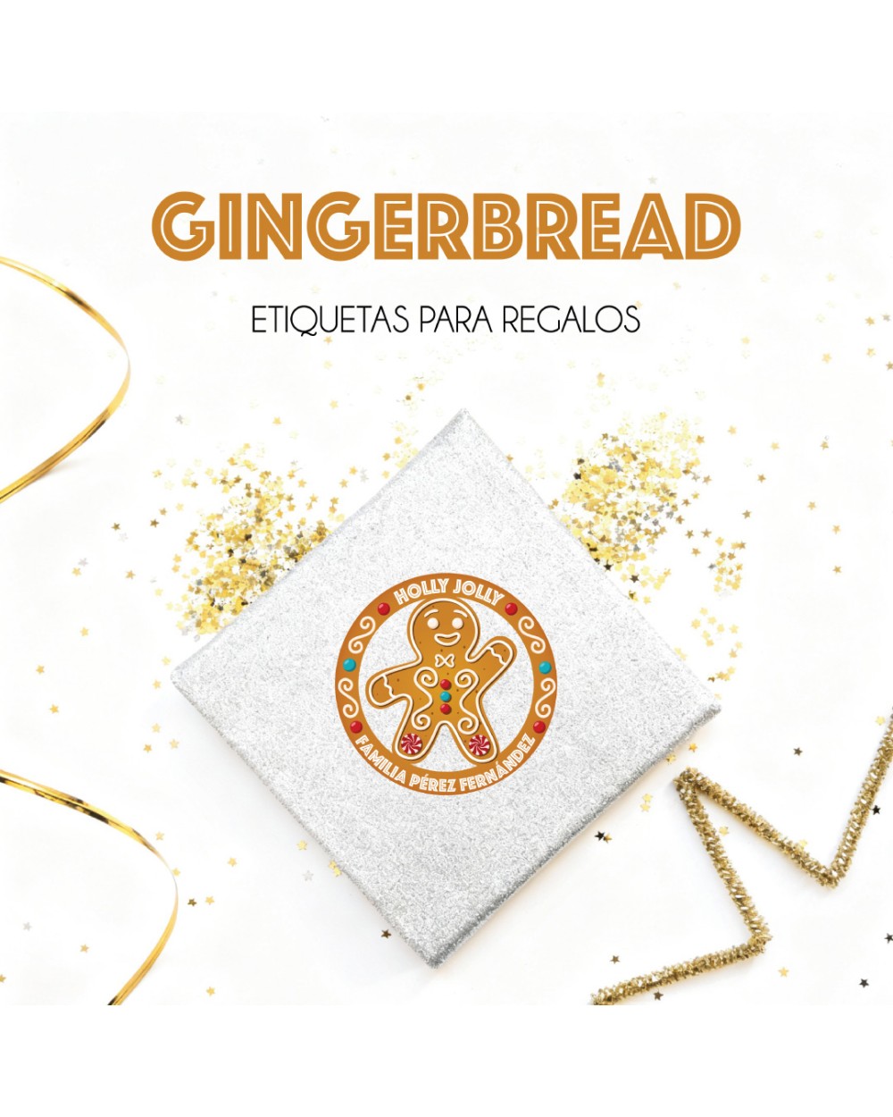 Navidad Etiquetas Gingerbread | Etiquetas Regalos Navidad Navidad Etiquetas Gingerbread | Etiquetas Regalos Navidad