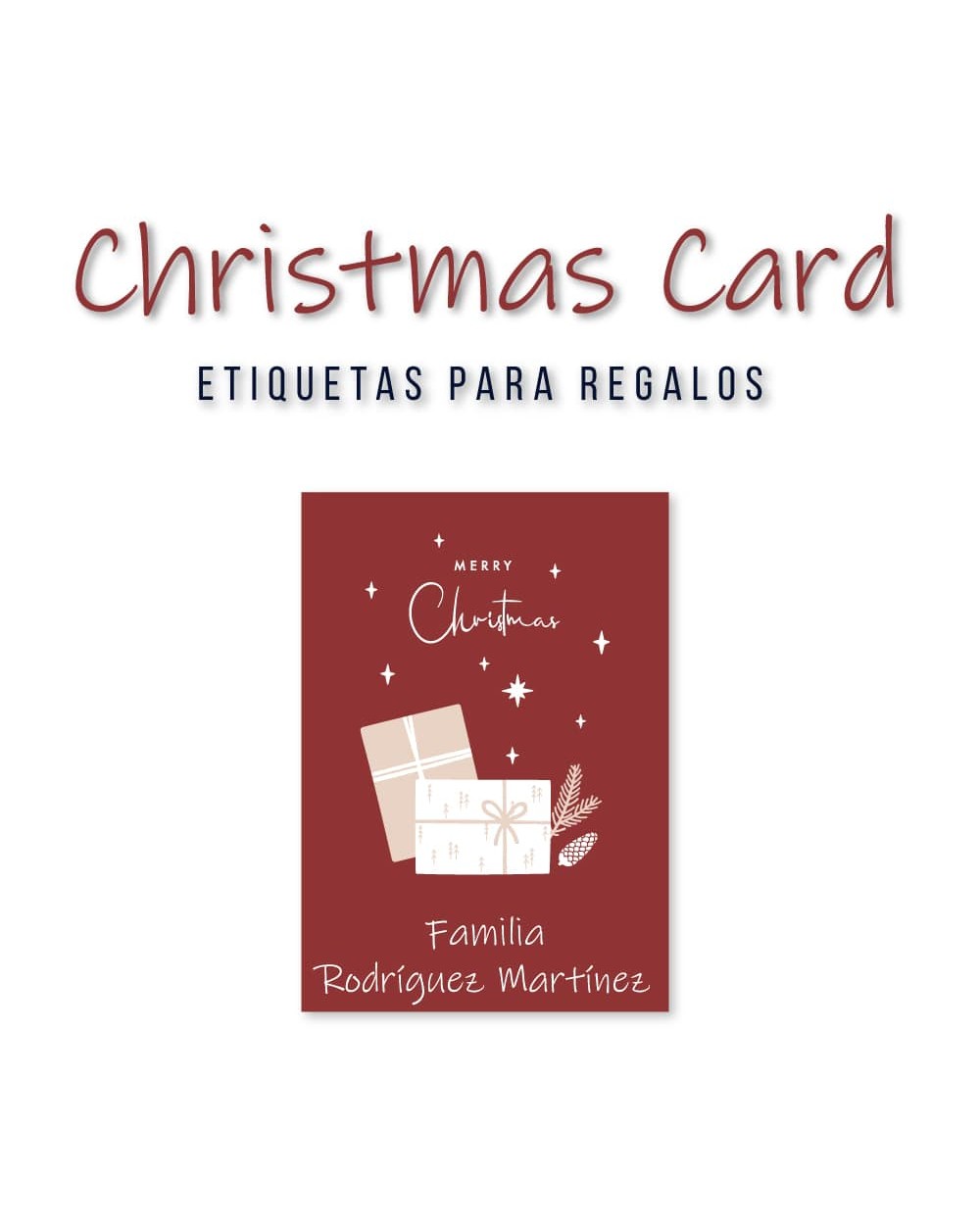 Navidad Etiquetas Christmas Card | Etiquetas Regalos Navidad Navidad Etiquetas Christmas Card | Etiquetas Regalos Navidad