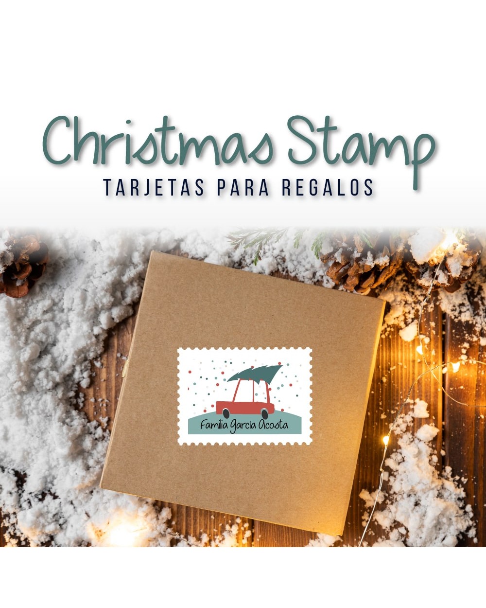 Navidad Etiquetas Christmas Stamp | Etiquetas Regalos Navidad Navidad Etiquetas Christmas Stamp | Etiquetas Regalos Navidad
