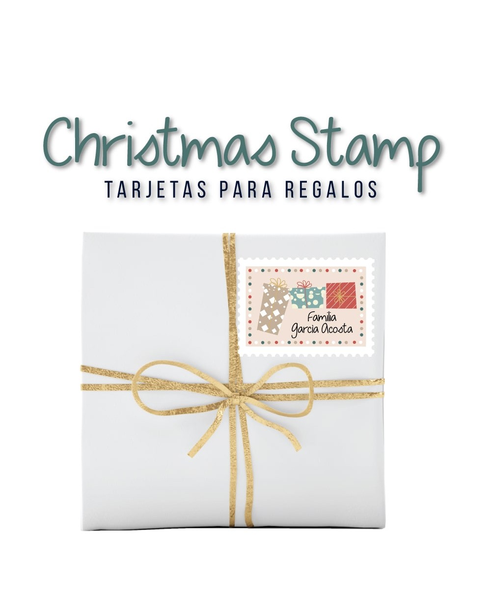 Navidad Etiquetas Christmas Stamp | Etiquetas Regalos Navidad Navidad Etiquetas Christmas Stamp | Etiquetas Regalos Navidad