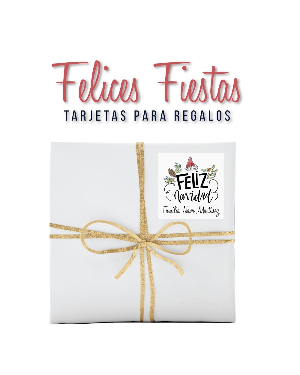 Navidad Etiquetas Felices Fiestas | Etiquetas Regalos Navidad Navidad Etiquetas Felices Fiestas | Etiquetas Regalos Navidad