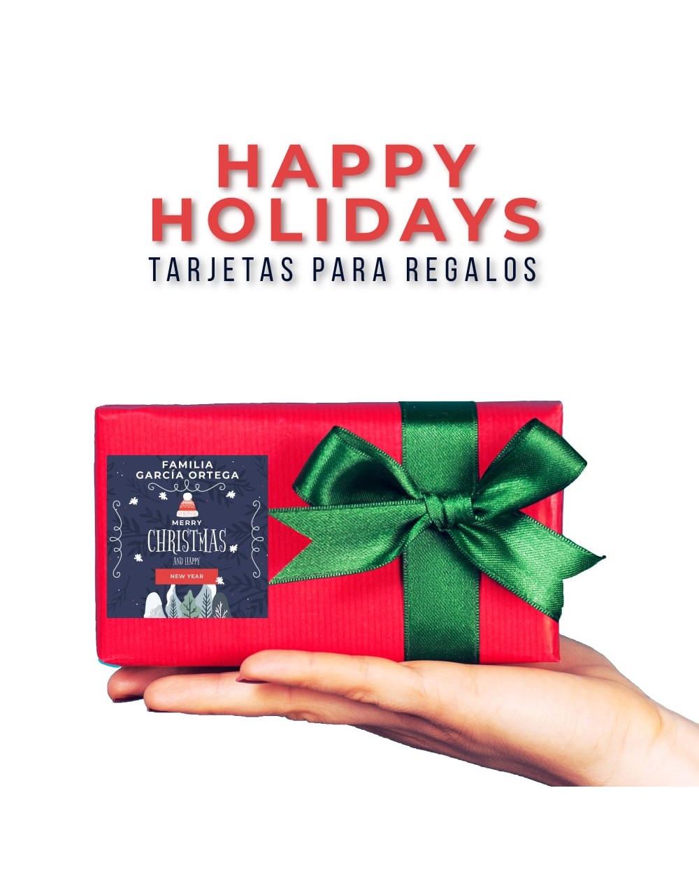 Navidad Etiquetas Happy Holidays | Etiquetas Regalos Navidad Navidad Etiquetas Happy Holidays | Etiquetas Regalos Navidad