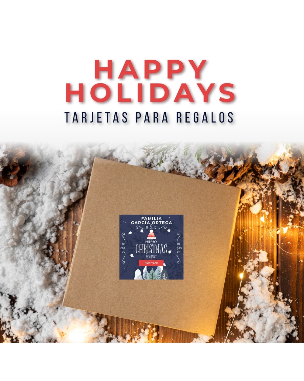 Navidad Etiquetas Happy Holidays | Etiquetas Regalos Navidad Navidad Etiquetas Happy Holidays | Etiquetas Regalos Navidad