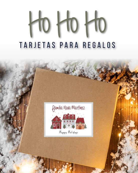 Navidad Etiquetas HoHoHo Navidad Etiquetas HoHoHo