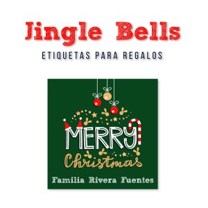 Navidad Etiquetas Jingle Bells