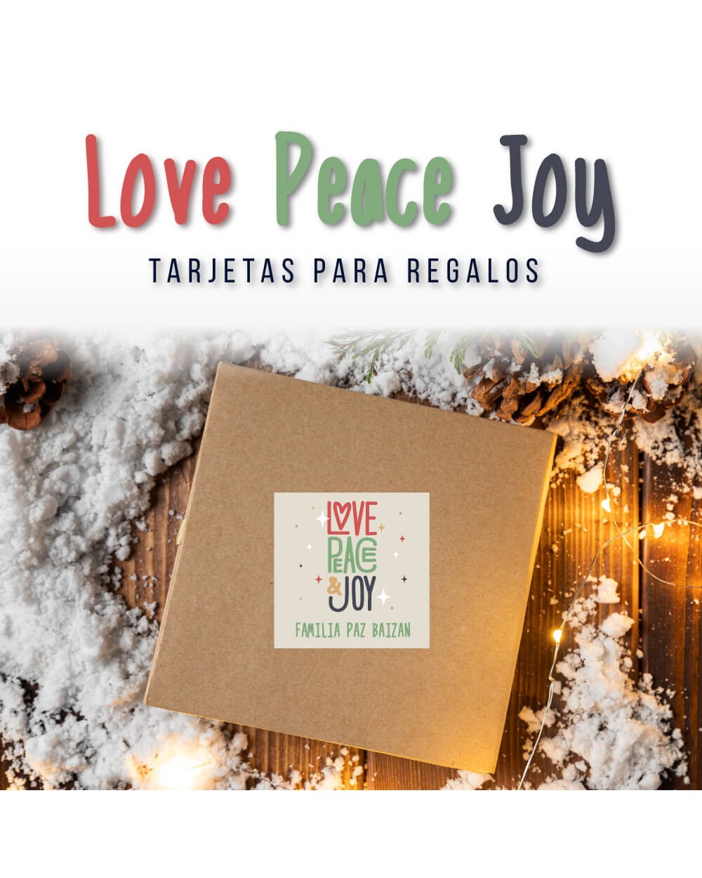 Navidad Etiquetas Love Peace Joy | Etiquetas Regalos Navidad Navidad Etiquetas Love Peace Joy | Etiquetas Regalos Navidad