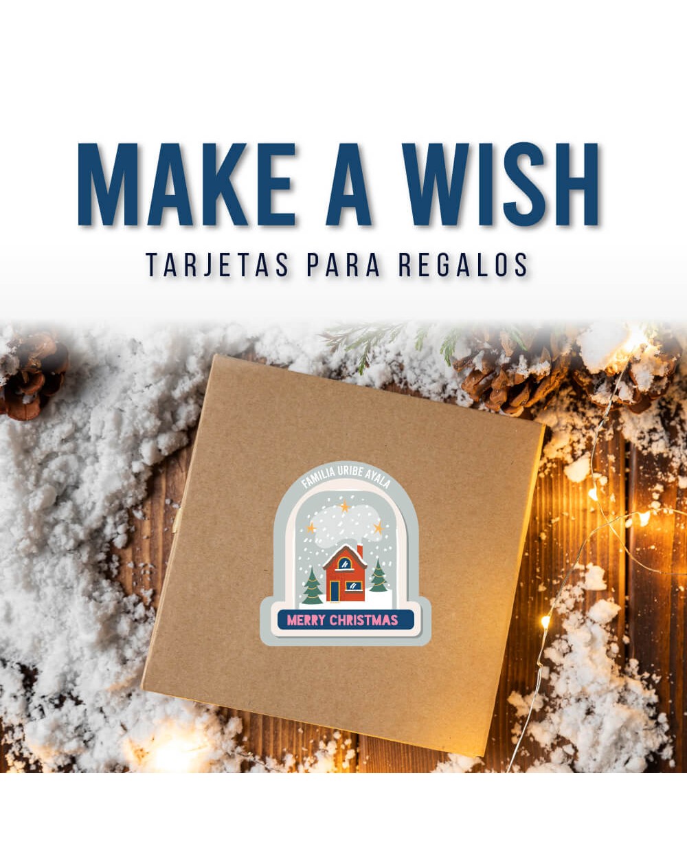 Navidad Etiquetas Make a Wish | Etiquetas Regalos Navidad Navidad Etiquetas Make a Wish | Etiquetas Regalos Navidad