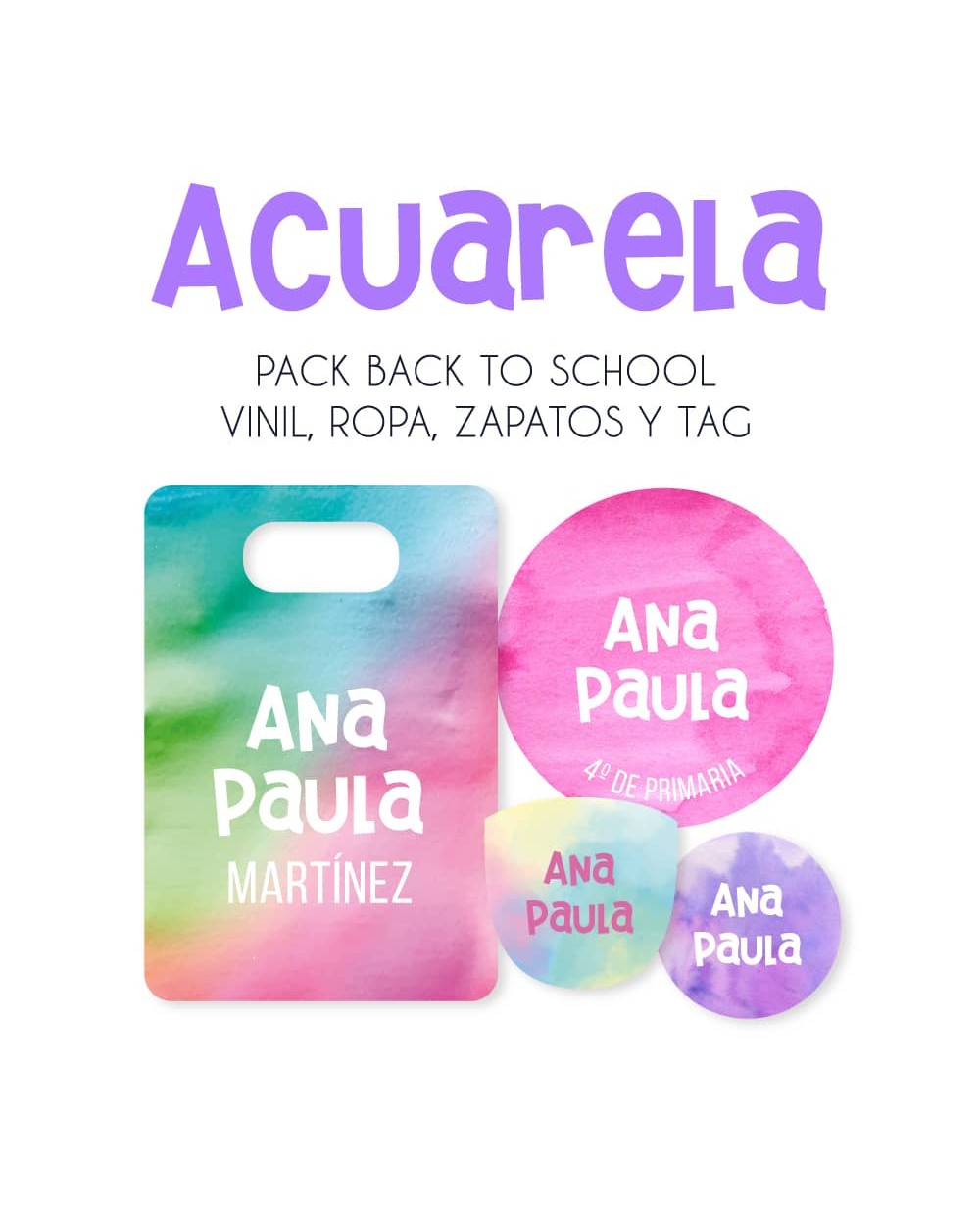 Pack Back to School Acuarela-Pack Back To School