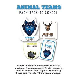 Pack Back to School Animal Teams