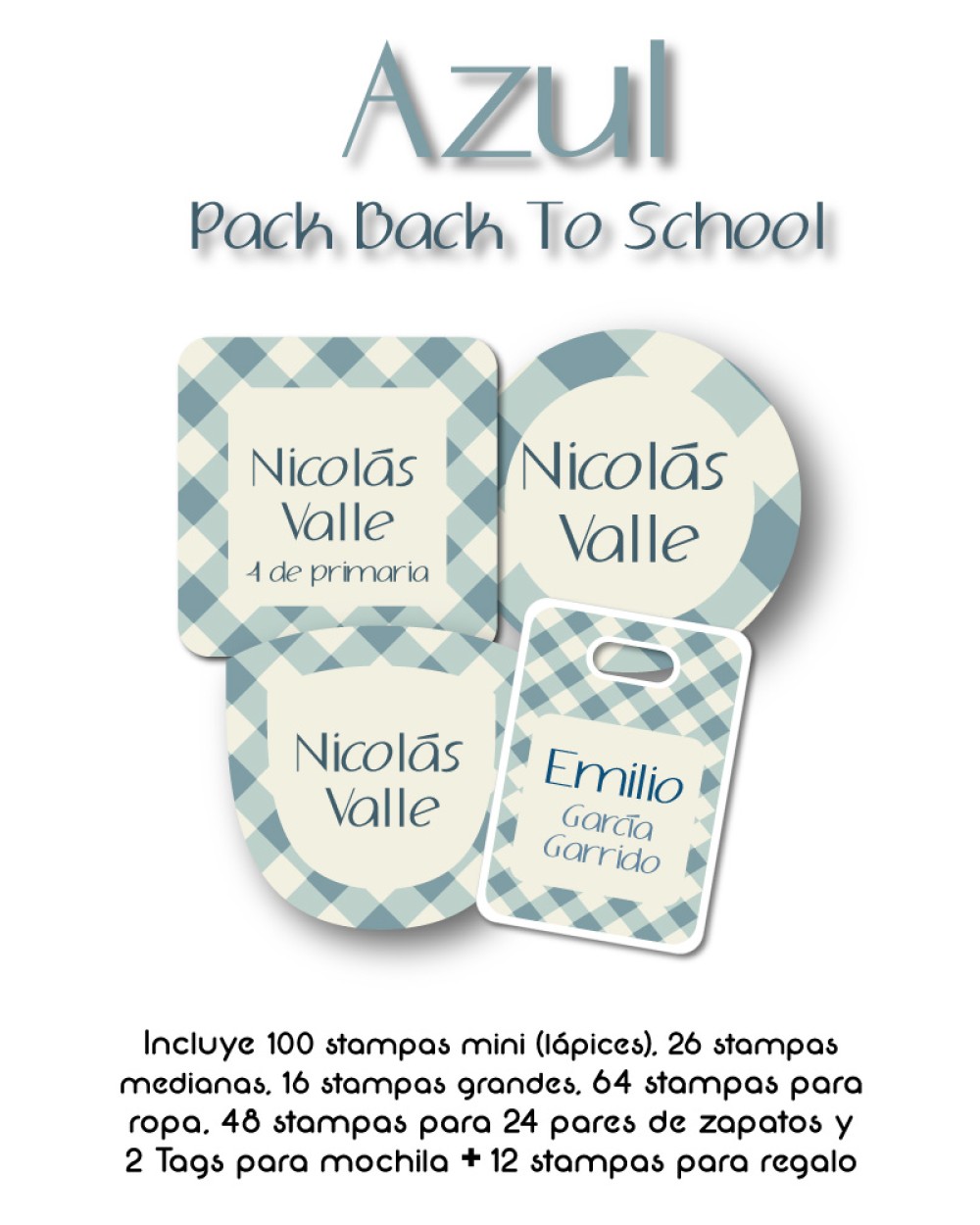 Pack Back to School Azul-Pack Back To School Pack Back to School Azul-Pack Back To School