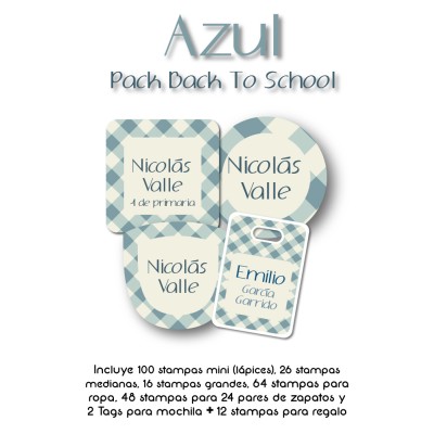 Pack Back to School Azul