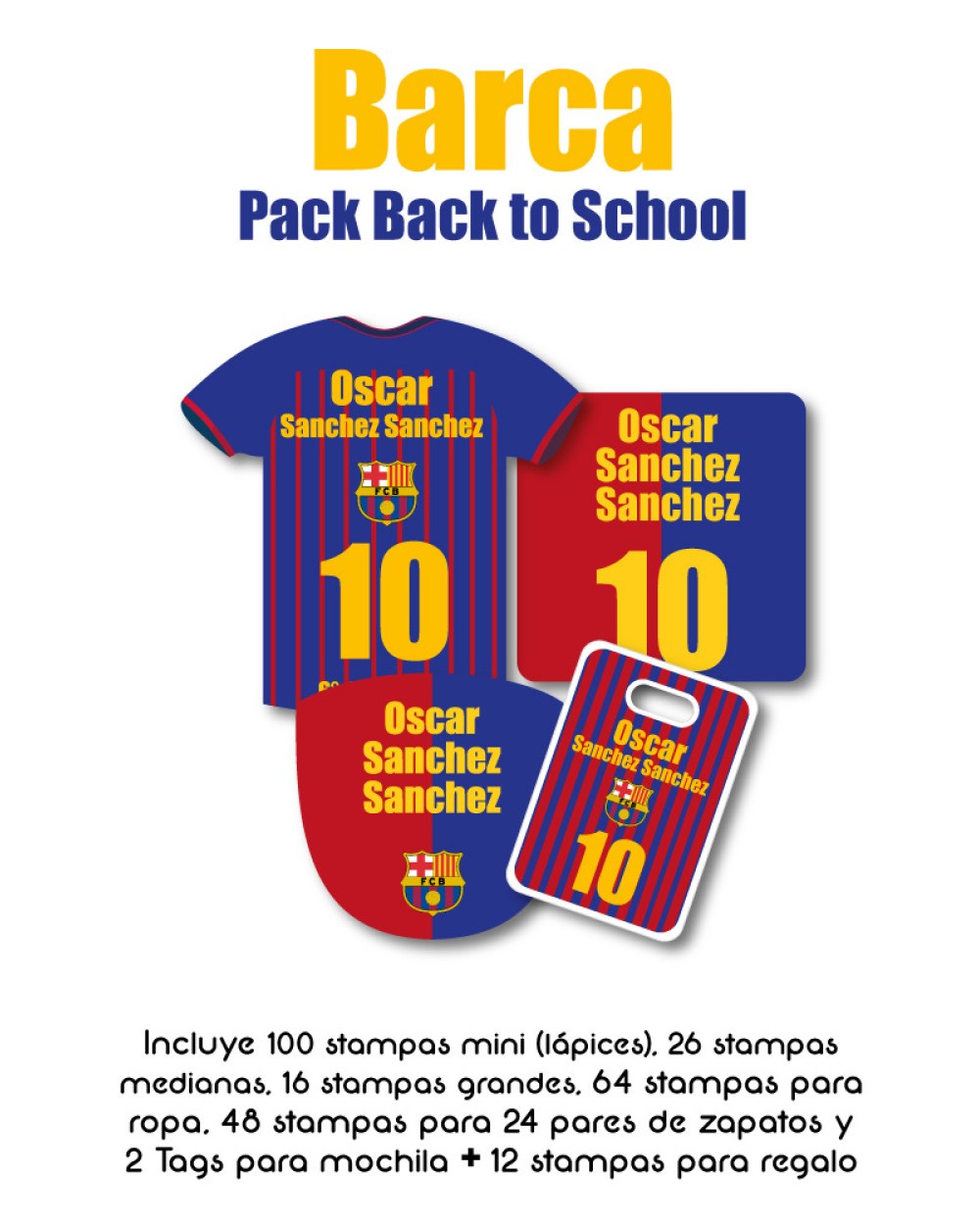 Pack Back to School Barca-Pack Back To School