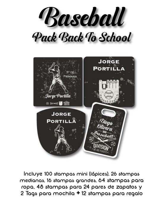 Pack Back to School Baseball-Pack Back To School