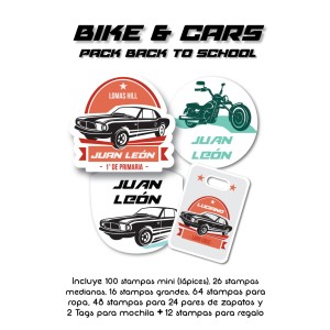 Pack Back to School Bike and Car Pack Back to School Bike and Car