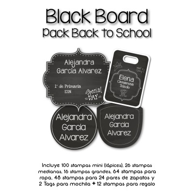 Pack Back to School Blackboard