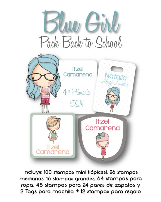Pack Back to School Blue Girl-Pack Back To School