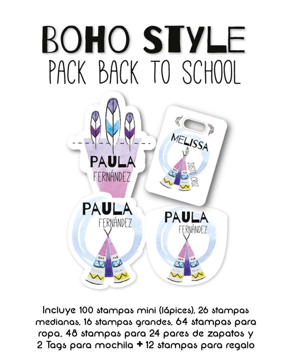 Pack Back to School Boho Style-Pack Back To School Pack Back to School Boho Style-Pack Back To School