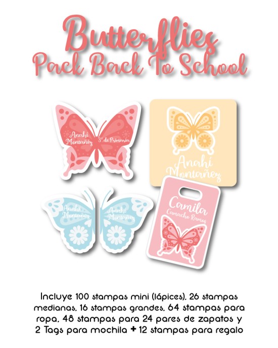 Pack Back to School Butterflies-Pack Back To School