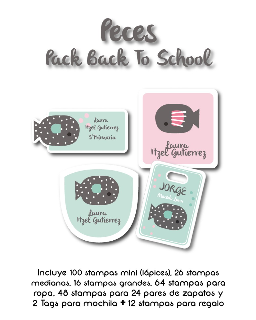 Pack Back to School Peces-Pack Back To School
