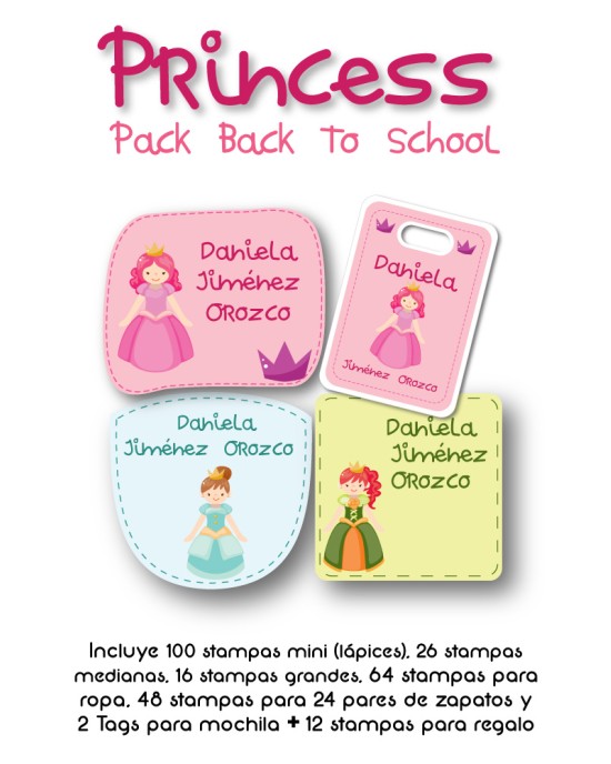 Pack Back to School Princess-Pack Back To School