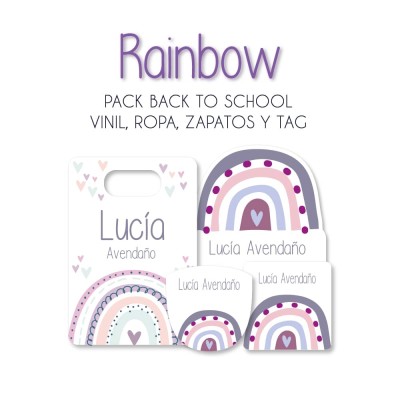 Pack Back to School Rainbow