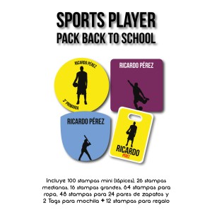 Pack Back to School Sports Player
