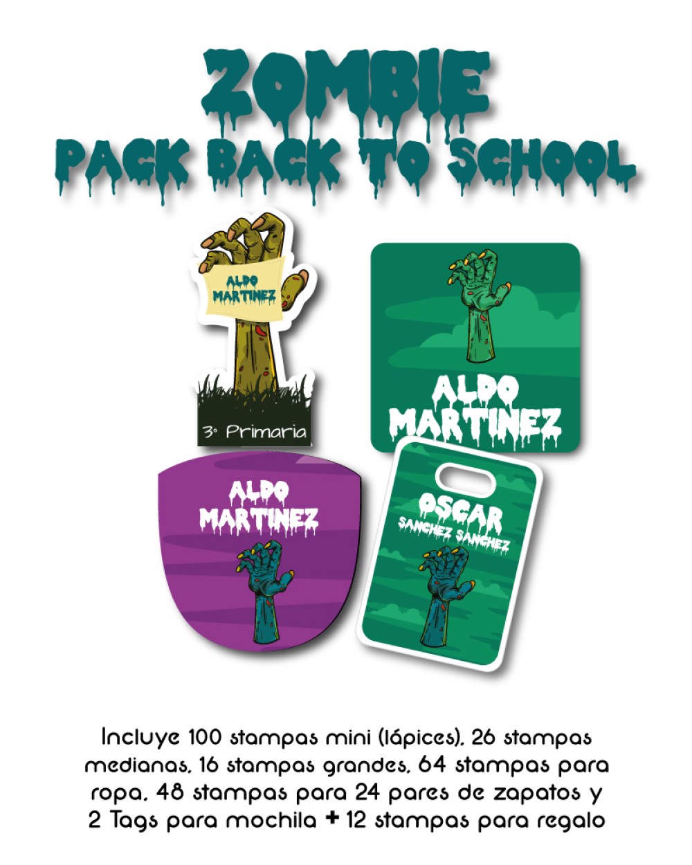 Pack Back to School Zombie-Pack Back To School Pack Back to School Zombie-Pack Back To School