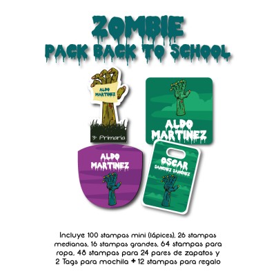 Pack Back to School Zombie