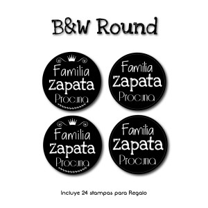 Regalo B&W Round