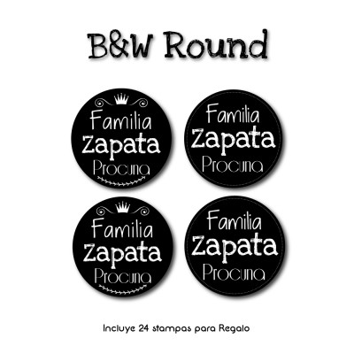 Regalo B&W Round Regalo B&W Round