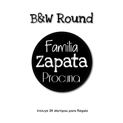 Regalo B&W Round