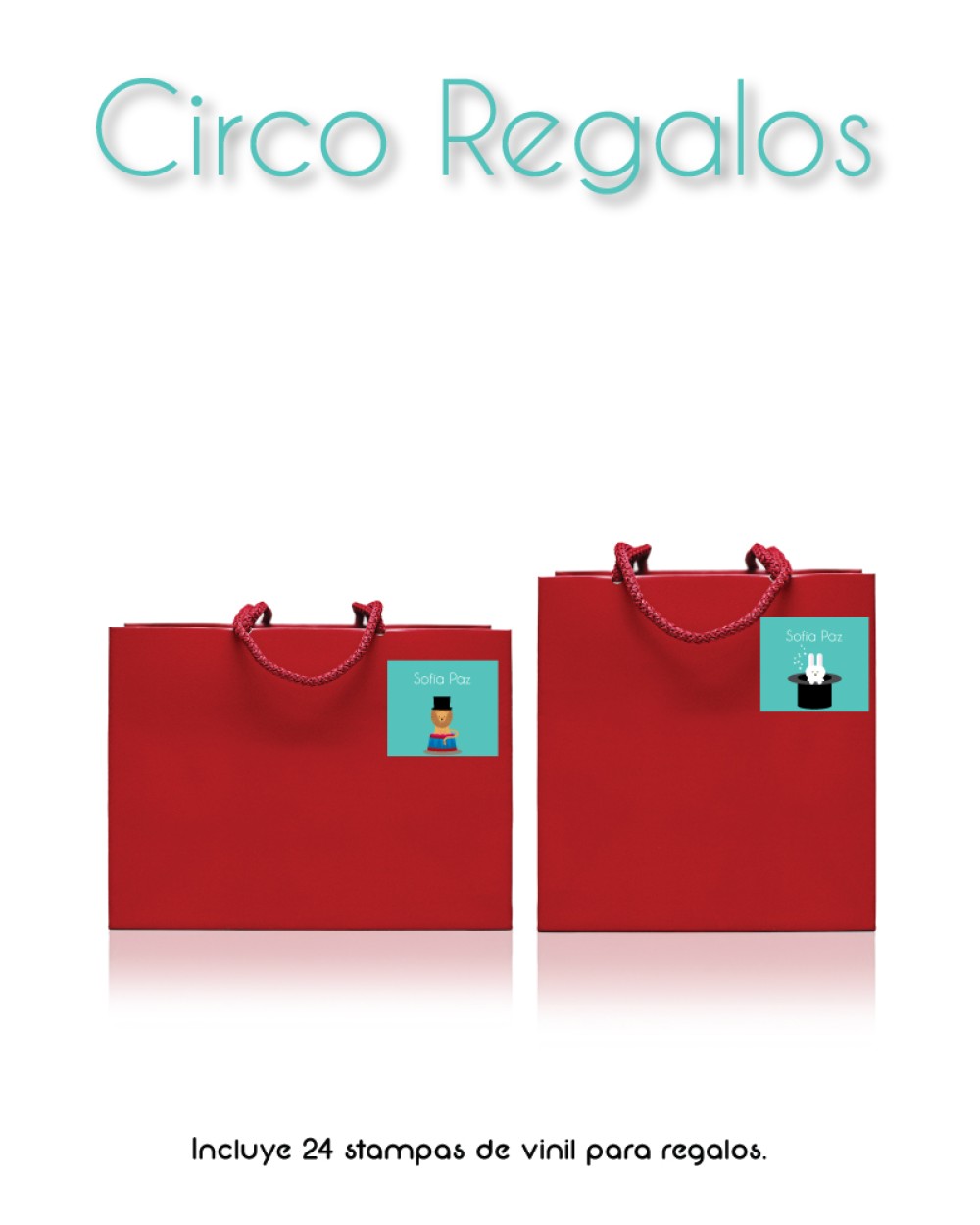Paquete de etiquetas para Regalo Circus - Etiquetas Para Regalos Paquete de etiquetas para Regalo Circus - Etiquetas Para Regalos