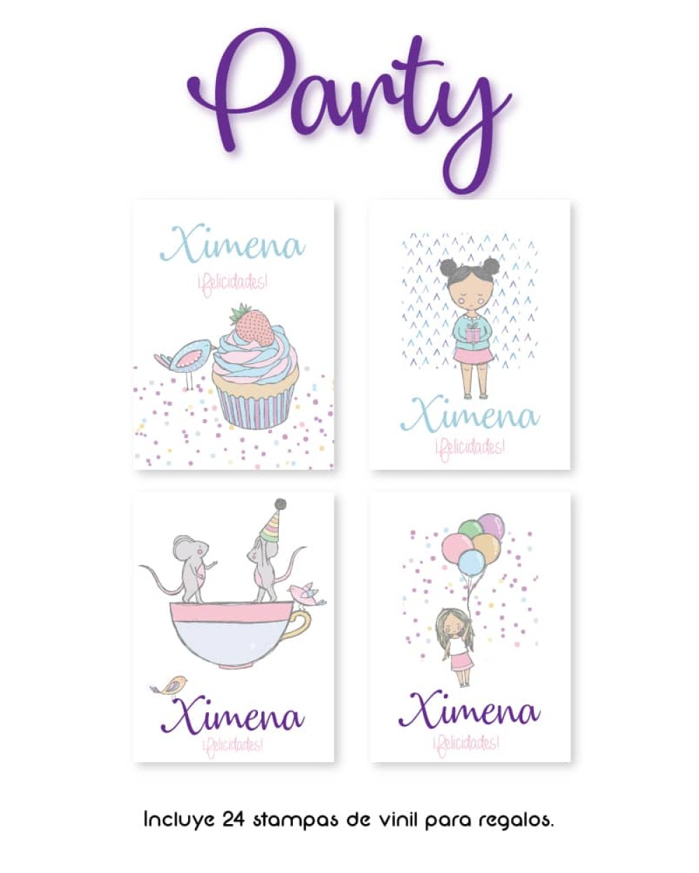 Paquete de etiquetas para Regalo Party - Etiquetas Para Regalos Paquete de etiquetas para Regalo Party - Etiquetas Para Regalos