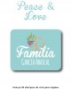 Paquete de etiquetas para Regalo Peace & Love - Etiquetas Para Regalos