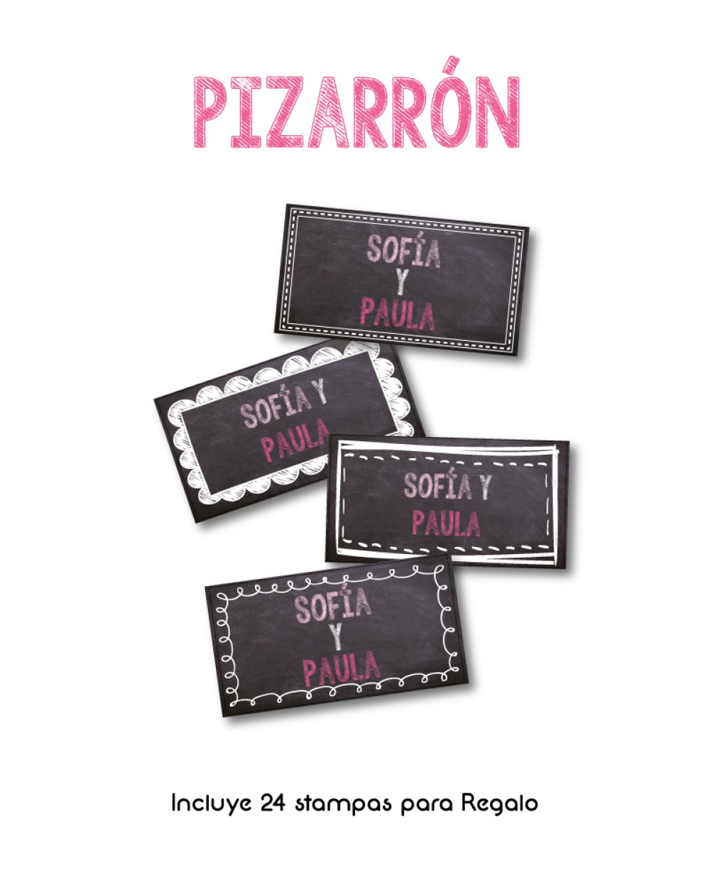 Paquete de etiquetas para Regalo Pizarrón - Etiquetas Para Regalos Paquete de etiquetas para Regalo Pizarrón - Etiquetas Para Regalos